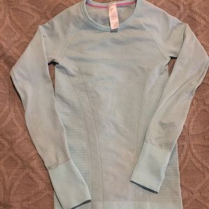 Teal long sleeve shirt